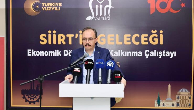 SİİRT’İN GELECEĞİ: EKONOMİK DÖNÜŞÜM VE KALKINMA ÇALIŞTAYI GERÇEKLEŞTİRİLDİ