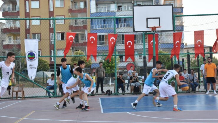 Siirt’te “Sokaklar Bizim, Kupalar Bizim” 3×3 Basketbol Turnuvası Başlıyor