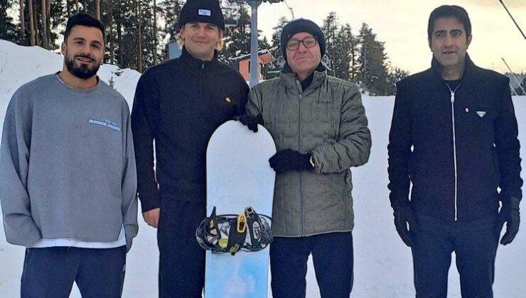 ​Kristal Kar Diyarında Sürpriz Buluşma: Vali Polat ve “Surfer Boy” Sarıkamış’ta