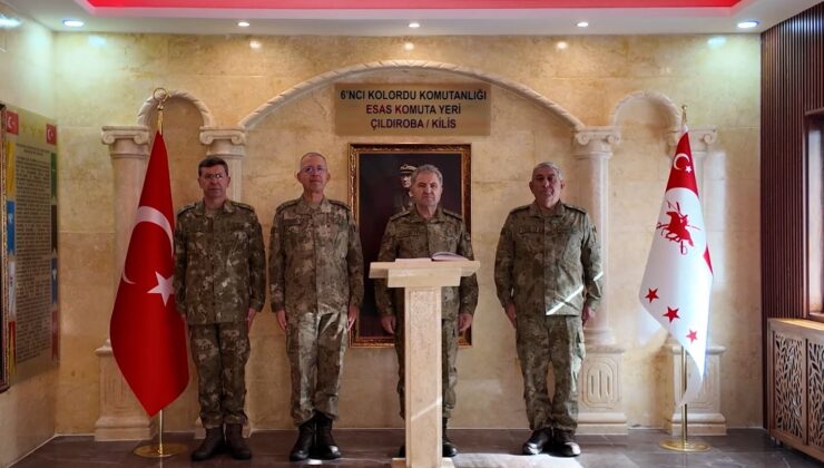 Kara Kuvvetleri Komutanı Orgeneral Metin Tokel’den Kilis ve Gaziantep’e Denetleme