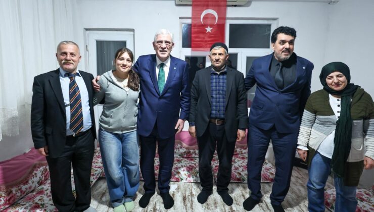 Müsavat Dervişoğlu Diyarbakır’da Şehit Korucu Abdurrahman Çokvar’ın Ailesinin İftar Sofrasına Konuk Oldu