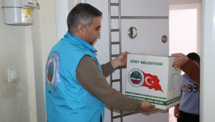 Siirt Belediyesinden Çölyak ve Fenilketonüri Hastalarına Kesintisiz Gıda Desteği