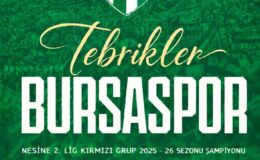 Büyük Camia Büyük Dönüş Bursaspor: Tek Haber Ajansı Başkanı Solmaz’dan Tebrik Mesajı