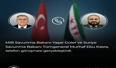 Bakan Yaşar Güler, Suriyeli Mevkidaşı Ebu Kasra ile Görüştü